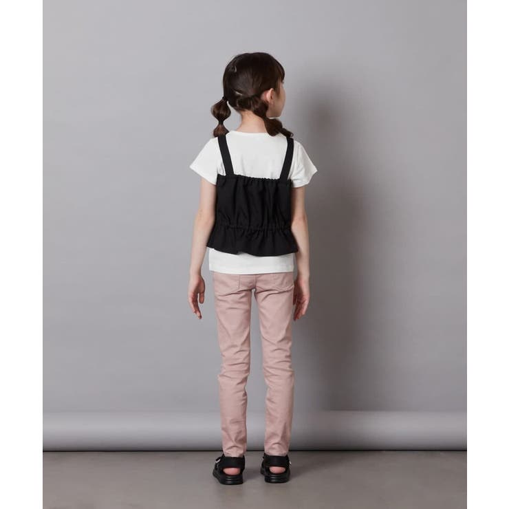 [100-130]【セットアップ対応】キャミドッキングトップス | a.v.v【KIDS】 | 詳細画像7 