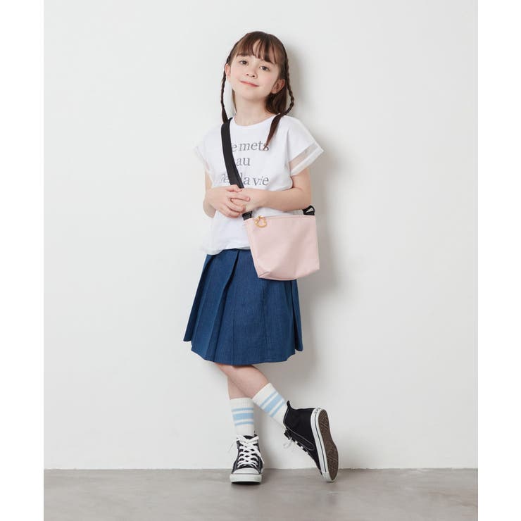 [100-130]チュールレイヤーロゴTシャツ | a.v.v【KIDS】 | 詳細画像17 