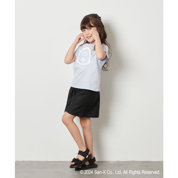 [100-140]【すみっコぐらし】リバーシブルスパンコールTシャツ | a.v.v【KIDS】 | 詳細画像10 