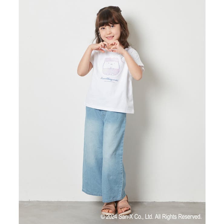 [100-140]【すみっコぐらし】リバーシブルスパンコールTシャツ | a.v.v【KIDS】 | 詳細画像18 