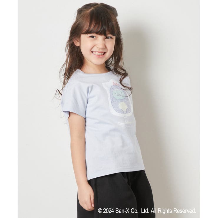 [100-140]【すみっコぐらし】リバーシブルスパンコールTシャツ | a.v.v【KIDS】 | 詳細画像3 