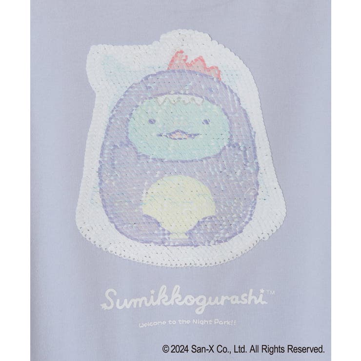 [100-140]【すみっコぐらし】リバーシブルスパンコールTシャツ | a.v.v【KIDS】 | 詳細画像30 