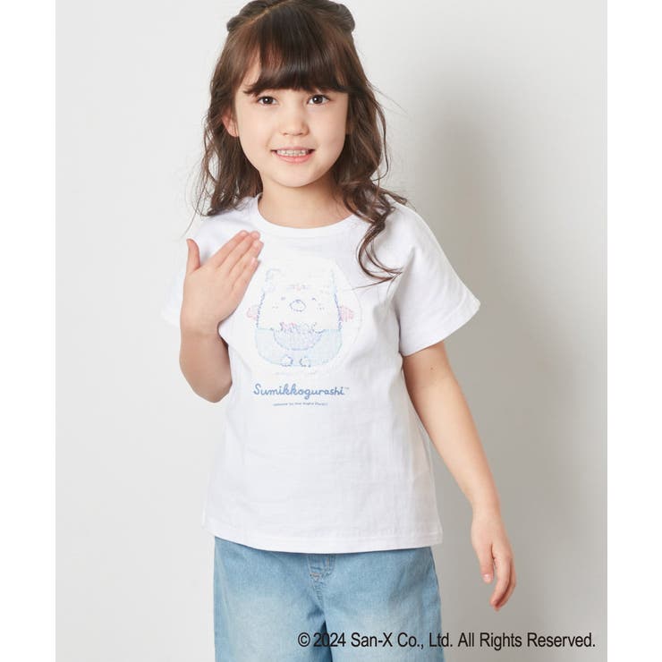 100-140]【すみっコぐらし】リバーシブルスパンコールTシャツ[品番