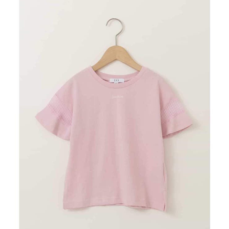 シアーギンガムキリカエスリーブＴシャツ | a.v.v【KIDS】 | 詳細画像13 