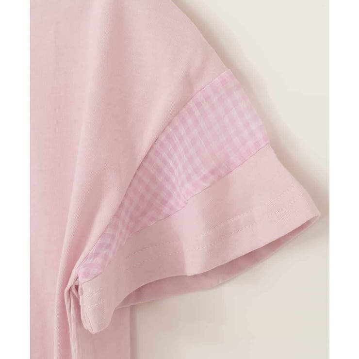 シアーギンガムキリカエスリーブＴシャツ | a.v.v【KIDS】 | 詳細画像16 