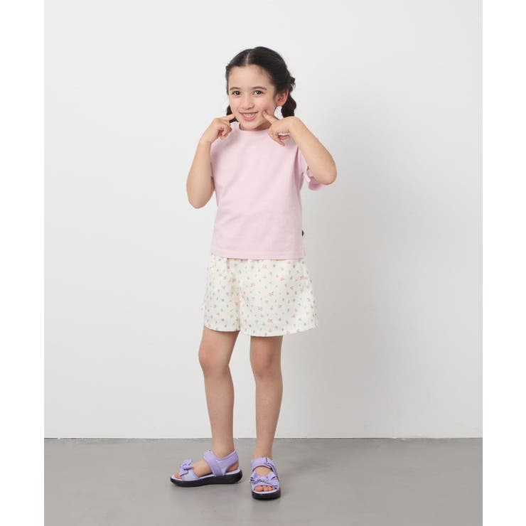 シアーギンガムキリカエスリーブＴシャツ | a.v.v【KIDS】 | 詳細画像32 