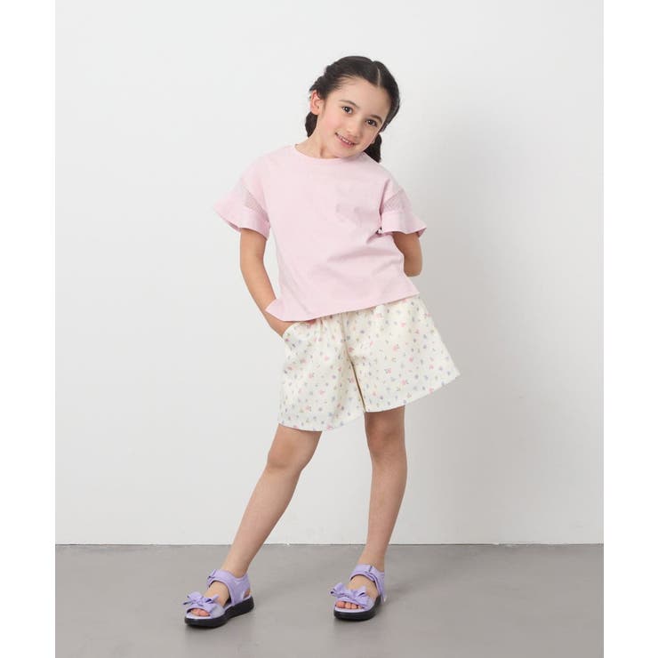 シアーギンガムキリカエスリーブＴシャツ | a.v.v【KIDS】 | 詳細画像33 