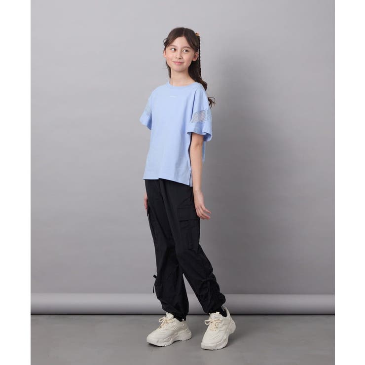 シアーギンガムキリカエスリーブＴシャツ | a.v.v【KIDS】 | 詳細画像50 