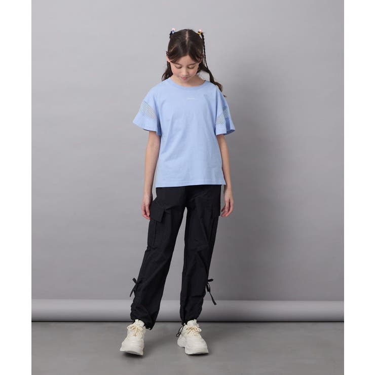 シアーギンガムキリカエスリーブＴシャツ | a.v.v【KIDS】 | 詳細画像51 