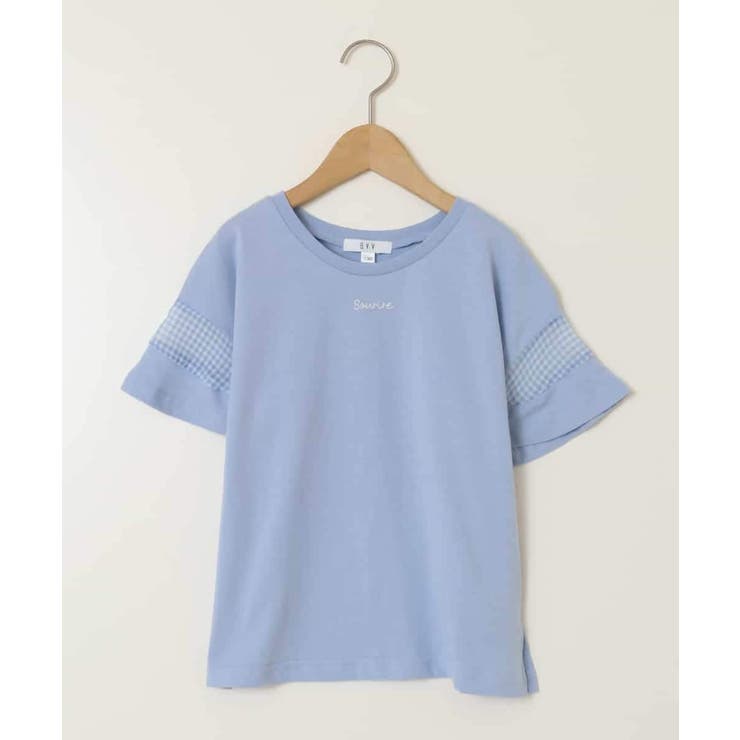 シアーギンガムキリカエスリーブＴシャツ | a.v.v【KIDS】 | 詳細画像59 