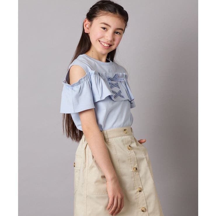 ライトブルー | 【接触冷感 ジメジメ対策 毛玉になりにくい | a.v.v【KIDS】