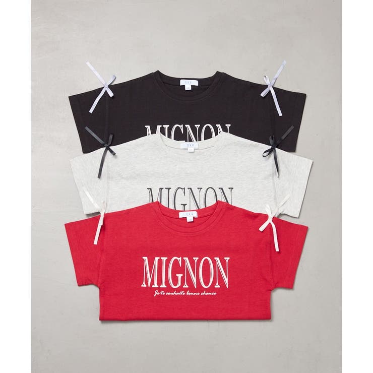 [120-160]【WEB限定】リボンロゴプリントTシャツ | a.v.v【KIDS】 | 詳細画像22 