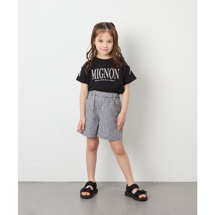 [120-160]【WEB限定】リボンロゴプリントTシャツ | a.v.v【KIDS】 | 詳細画像30 