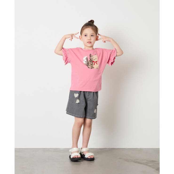 [110-150]【接触冷感/綿100％】モチーフアソートTシャツ | a.v.v【KIDS】 | 詳細画像7 