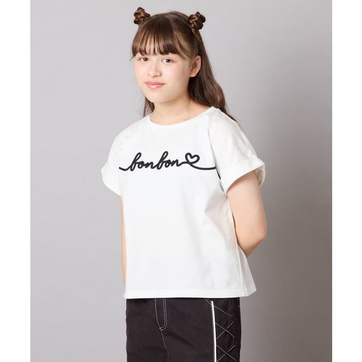 [120-160]【接触冷感/綿100％】シュルロゴTシャツ | a.v.v【KIDS】 | 詳細画像14 