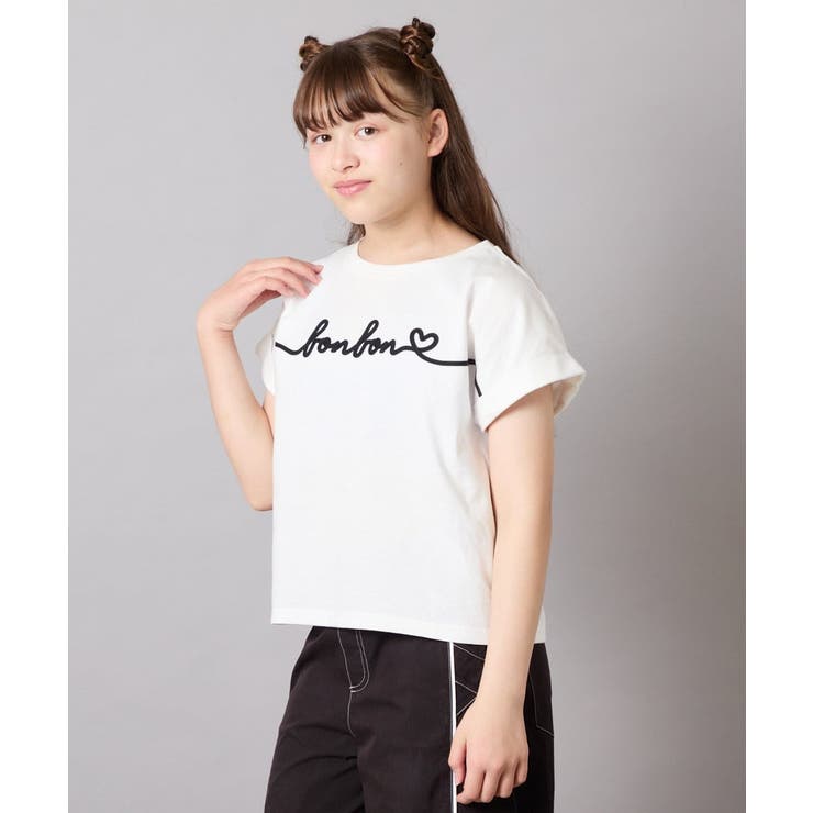 [120-160]【接触冷感/綿100％】シュルロゴTシャツ | a.v.v【KIDS】 | 詳細画像15 
