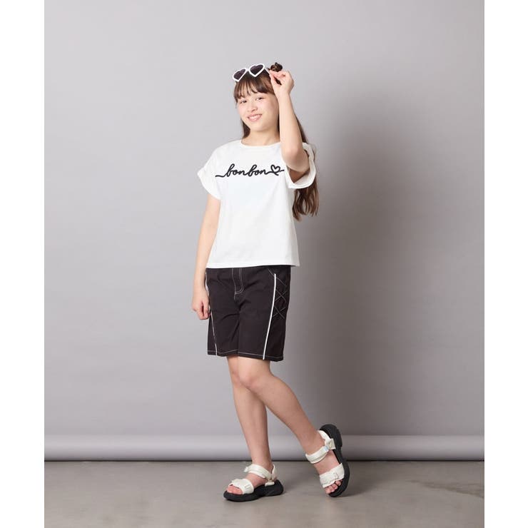 [120-160]【接触冷感/綿100％】シュルロゴTシャツ | a.v.v【KIDS】 | 詳細画像19 