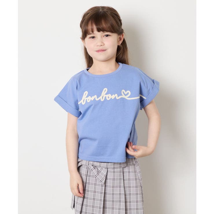 [120-160]【接触冷感/綿100％】シュルロゴTシャツ | a.v.v【KIDS】 | 詳細画像2 