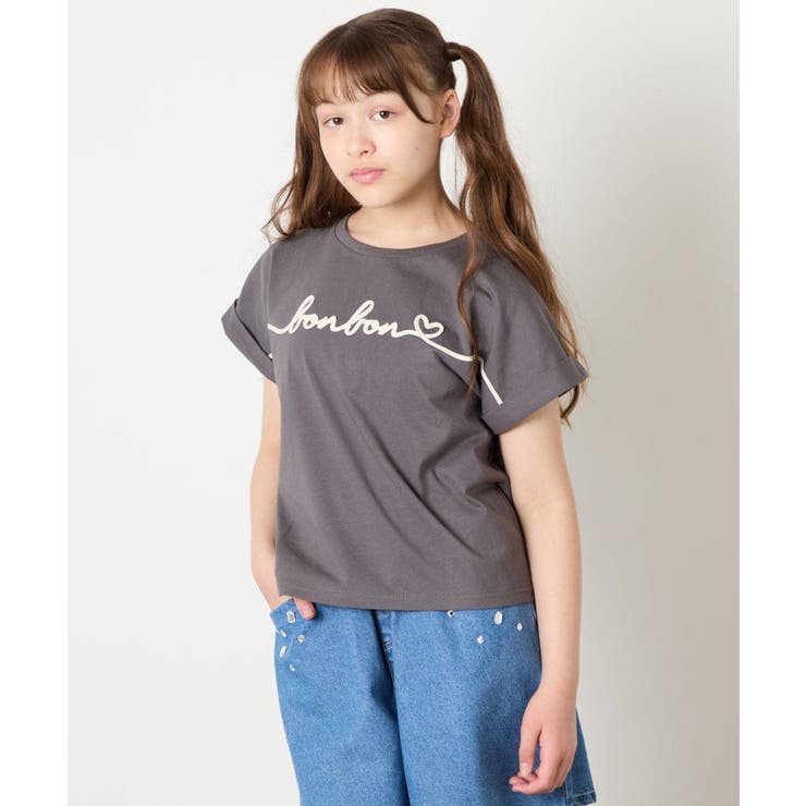 [120-160]【接触冷感/綿100％】シュルロゴTシャツ | a.v.v【KIDS】 | 詳細画像23 