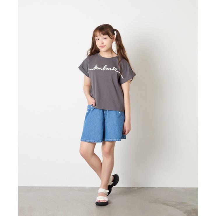 [120-160]【接触冷感/綿100％】シュルロゴTシャツ | a.v.v【KIDS】 | 詳細画像26 