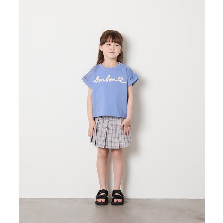 [120-160]【接触冷感/綿100％】シュルロゴTシャツ | a.v.v【KIDS】 | 詳細画像4 