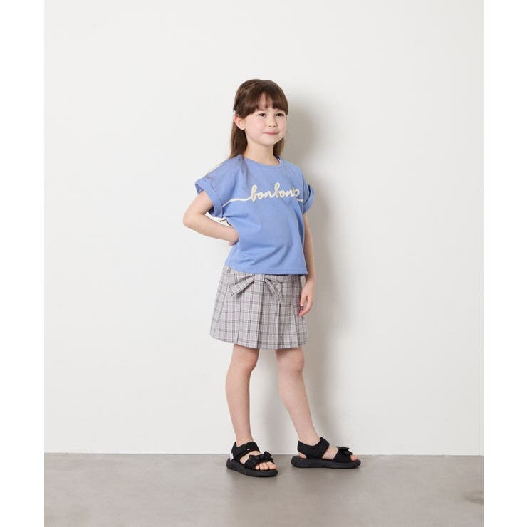 [120-160]【接触冷感/綿100％】シュルロゴTシャツ | a.v.v【KIDS】 | 詳細画像6 