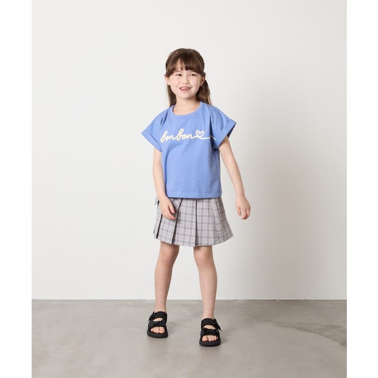 [120-160]【接触冷感/綿100％】シュルロゴTシャツ | a.v.v【KIDS】 | 詳細画像7 