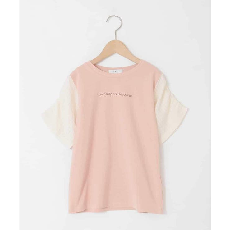 [110-160]【WEB限定】シアーギンガムスリーブTシャツ | a.v.v【KIDS】 | 詳細画像15 