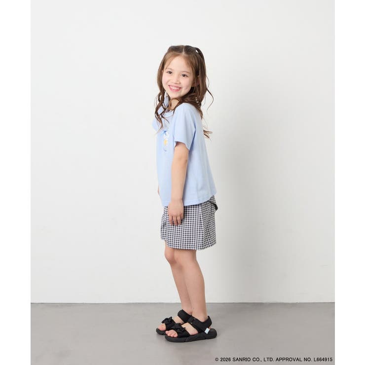[110-140]【数量限定】[シナモロール＆クロミ]スパンコールTシャツ | a.v.v【KIDS】 | 詳細画像12 