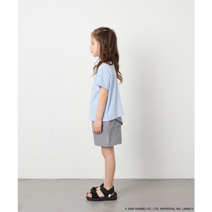 [110-140]【数量限定】[シナモロール＆クロミ]スパンコールTシャツ | a.v.v【KIDS】 | 詳細画像13 