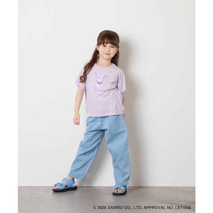 [110-140]【数量限定】[シナモロール＆クロミ]スパンコールTシャツ | a.v.v【KIDS】 | 詳細画像32 