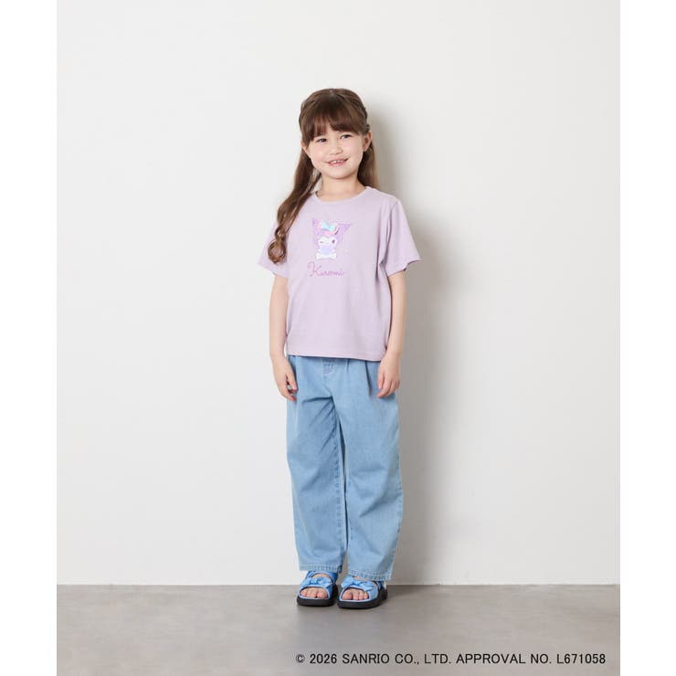 [110-140]【数量限定】[シナモロール＆クロミ]スパンコールTシャツ | a.v.v【KIDS】 | 詳細画像34 