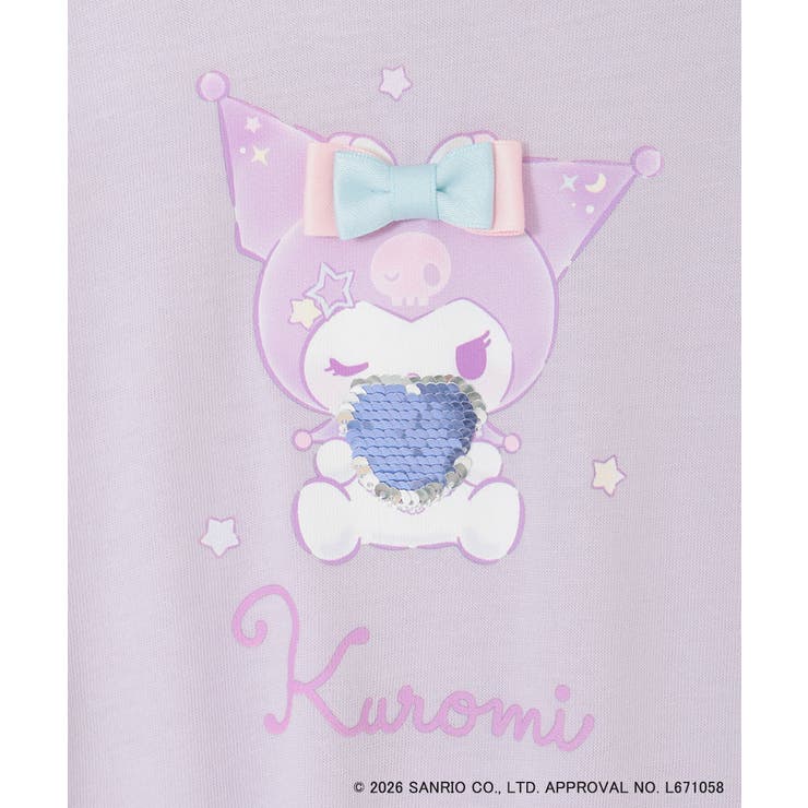 [110-140]【数量限定】[シナモロール＆クロミ]スパンコールTシャツ | a.v.v【KIDS】 | 詳細画像36 