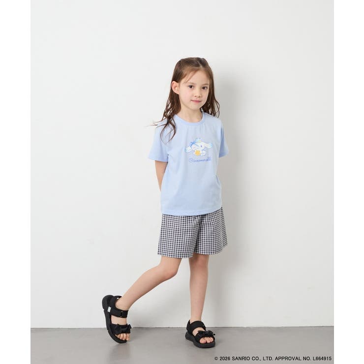 [110-140]【数量限定】[シナモロール＆クロミ]スパンコールTシャツ | a.v.v【KIDS】 | 詳細画像5 