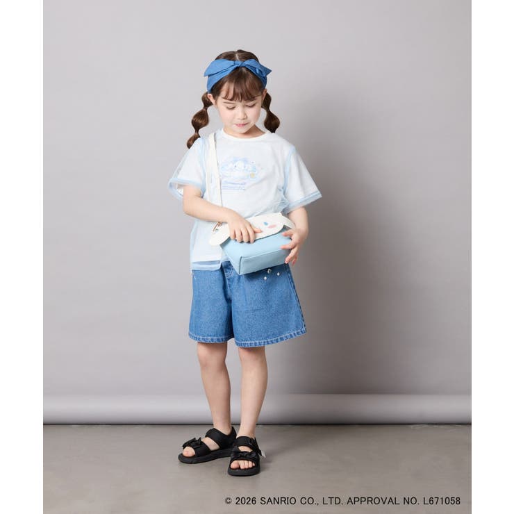 [120-150]【数量限定】[シナモロール＆クロミ]オーバーチュールTシャツ | a.v.v【KIDS】 | 詳細画像15 