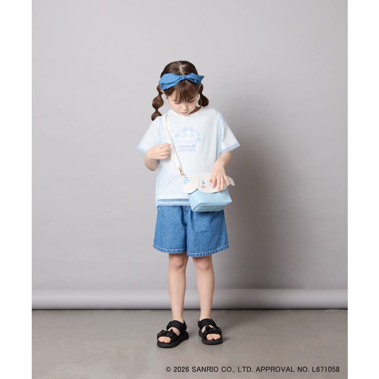 [120-150]【数量限定】[シナモロール＆クロミ]オーバーチュールTシャツ | a.v.v【KIDS】 | 詳細画像17 