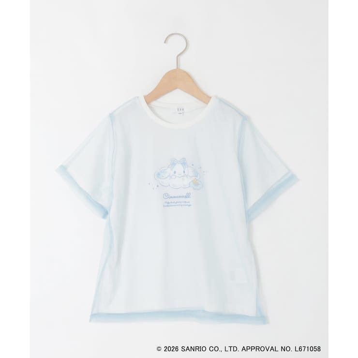 [120-150]【数量限定】[シナモロール＆クロミ]オーバーチュールTシャツ | a.v.v【KIDS】 | 詳細画像18 