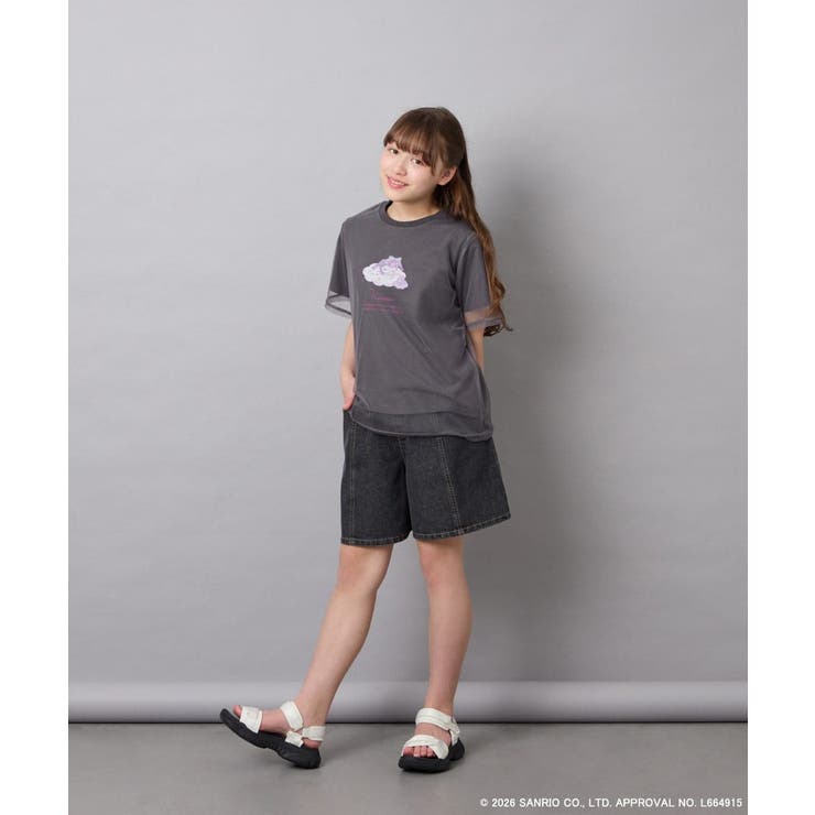 [120-150]【数量限定】[シナモロール＆クロミ]オーバーチュールTシャツ | a.v.v【KIDS】 | 詳細画像27 