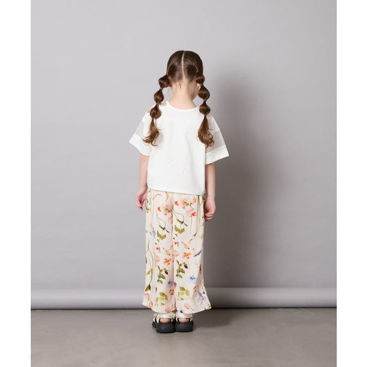 [120-160]アシメ肩シアーTシャツ | a.v.v【KIDS】 | 詳細画像29 
