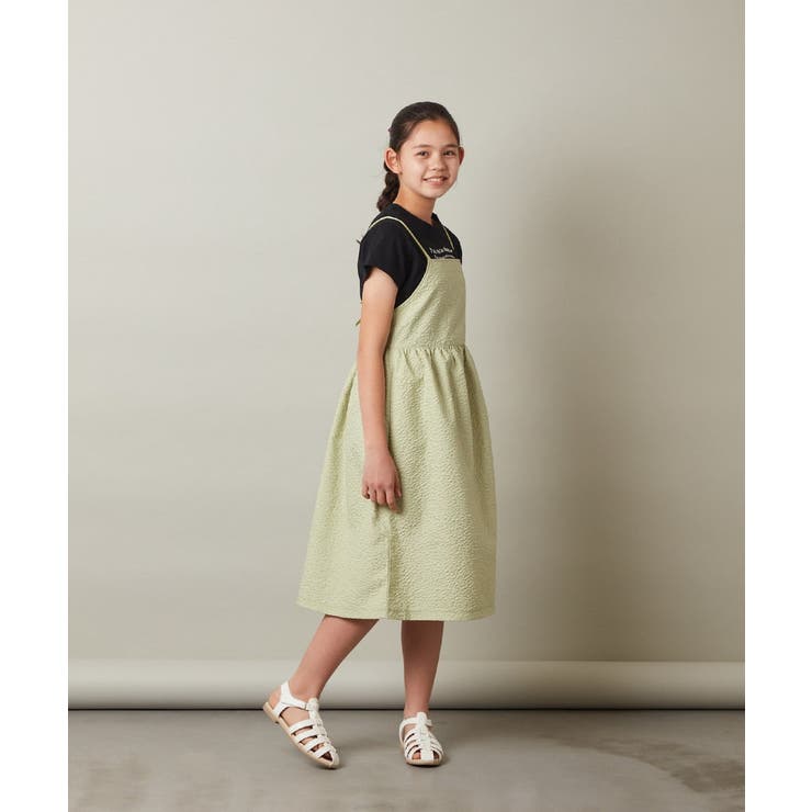 [100-130]ロゴ刺繍Ｔシャツ | a.v.v【KIDS】 | 詳細画像10 