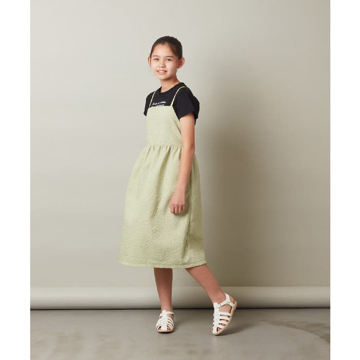 [100-130]ロゴ刺繍Ｔシャツ | a.v.v【KIDS】 | 詳細画像11 