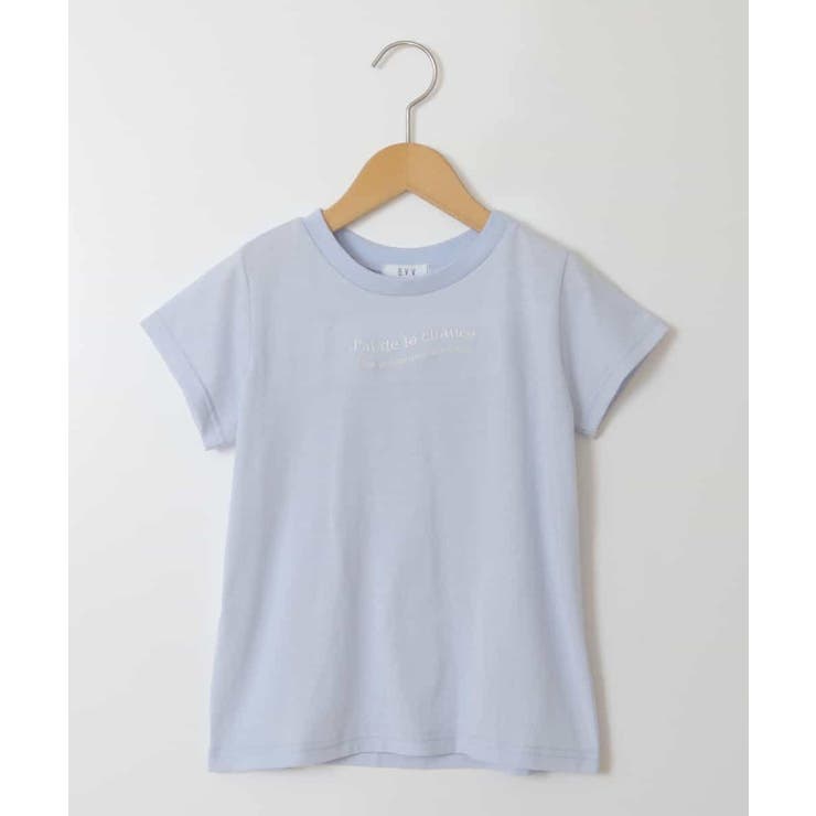 [100-130]ロゴ刺繍Ｔシャツ | a.v.v【KIDS】 | 詳細画像25 