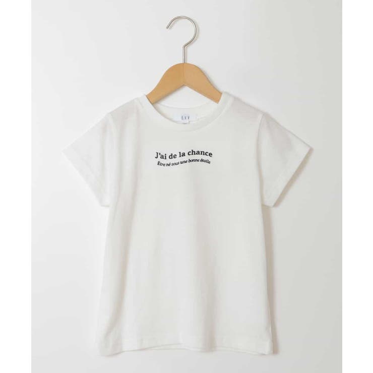 [100-130]ロゴ刺繍Ｔシャツ | a.v.v【KIDS】 | 詳細画像26 