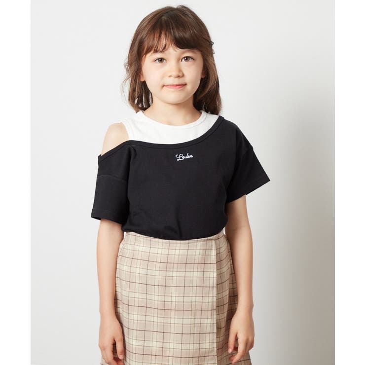 [100-130]アシメレイヤー風Ｔシャツ | a.v.v【KIDS】 | 詳細画像14 