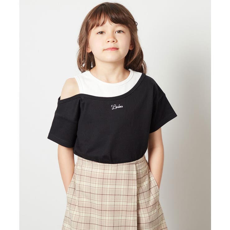 [100-130]アシメレイヤー風Ｔシャツ | a.v.v【KIDS】 | 詳細画像15 