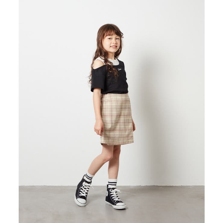 [100-130]アシメレイヤー風Ｔシャツ | a.v.v【KIDS】 | 詳細画像19 