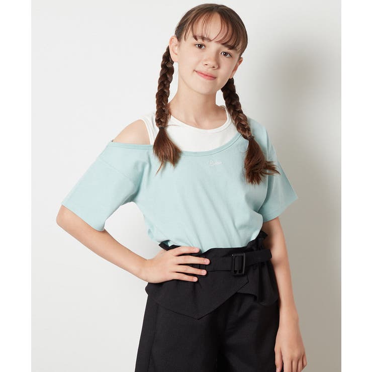 [100-130]アシメレイヤー風Ｔシャツ | a.v.v【KIDS】 | 詳細画像9 