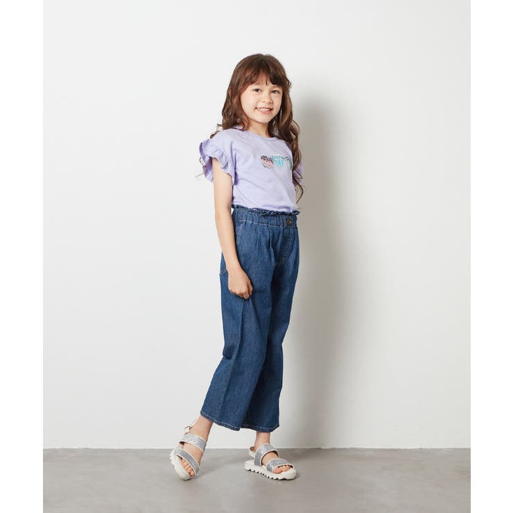 [140-150]袖フリルスパンコールＴシャツ | a.v.v【KIDS】 | 詳細画像21 