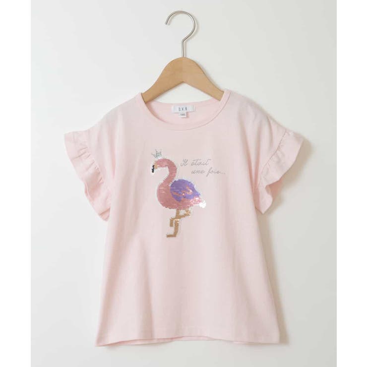 [160]袖フリルスパンコールＴシャツ | a.v.v【KIDS】 | 詳細画像25 