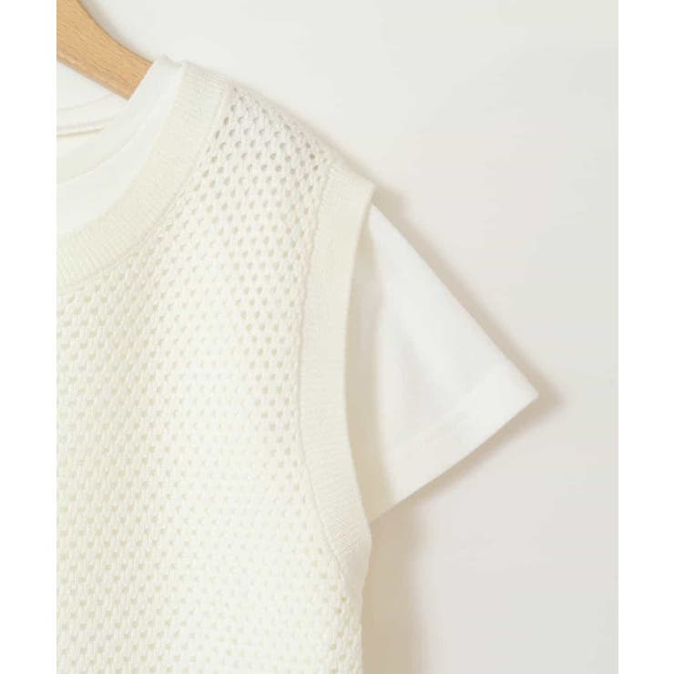 [100-130]【2点セット】メッシュ編みニットベストセット | a.v.v【KIDS】 | 詳細画像22 